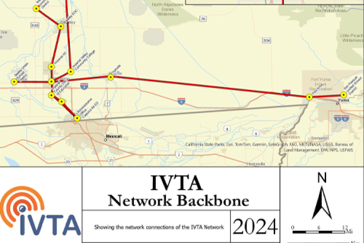 IVTA Network Backbone Map 2024
