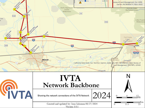 IVTA Network Backbone Map 2024